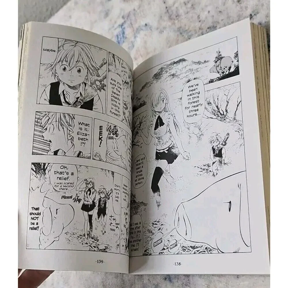 The Seven Deadly Sins Volume 1 Paperback Manga Book